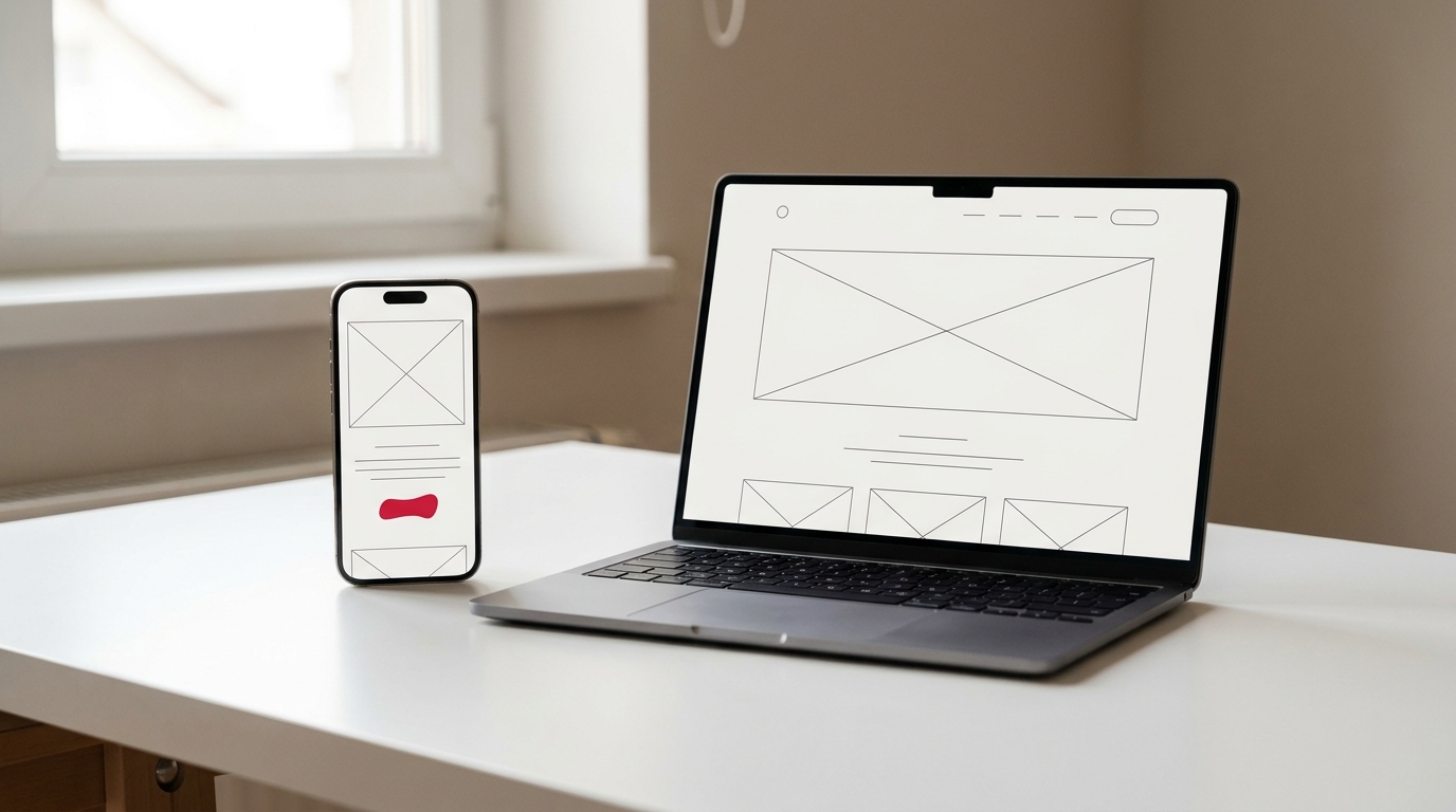 Responzívna webstránka na mobile, tablete a počítači — TechWeb.sk
